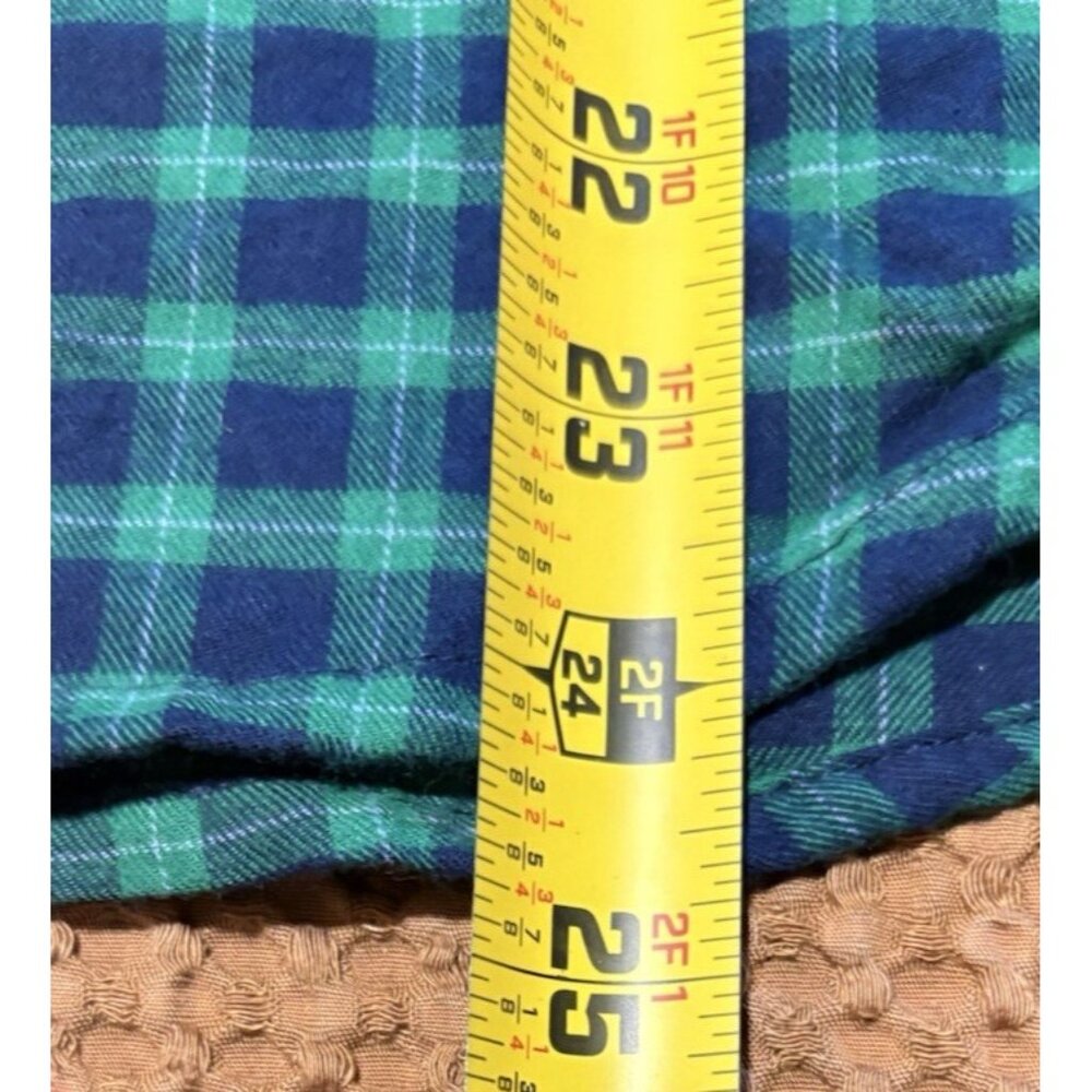 Women’s Flannel Long Sleeve Top and Shorts Pajama Set - Auden - XS - NWT - Picture 7 of 8